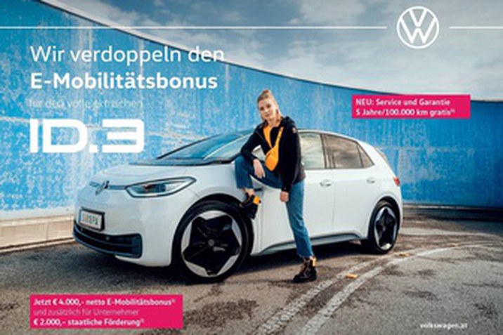 doppelter E-Mobilitätsbonus